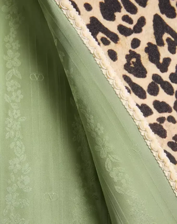 Cloth Coat In Animalier Print