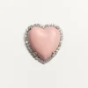 Coeur Hyperbole Brooch In Metal, Resin And Swarovski® Crystals