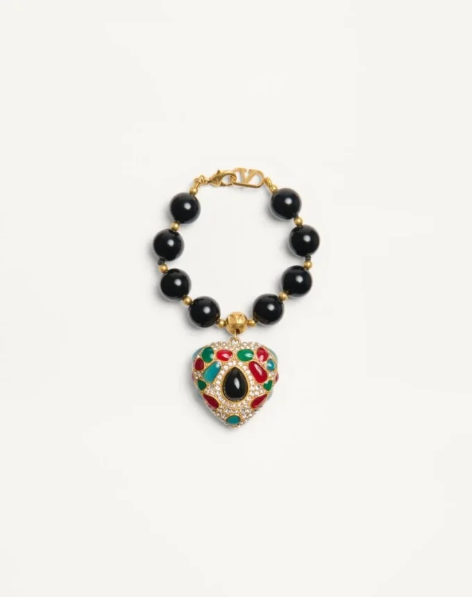 Coeur Royal Bracelet In Metal, Resin, Enamel And Swarovski® Crystals