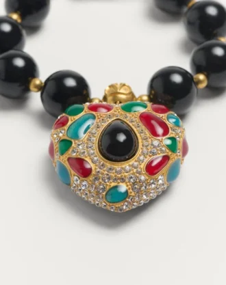 Coeur Royal Bracelet In Metal, Resin, Enamel And Swarovski® Crystals