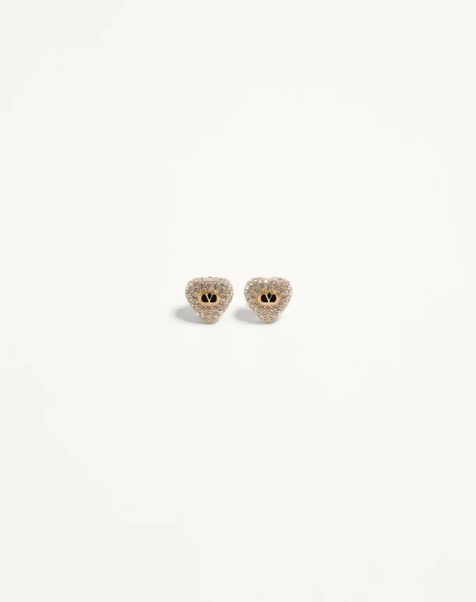 Coeur Royal Earrings In Metal, Enamel And Swarovski® Crystals