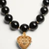 Coeur Royal Necklace In Metal, Resin, Enamel And Swarovski® Crystals