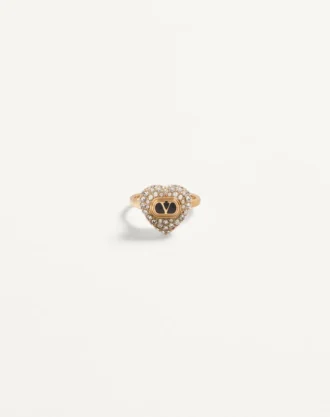 Coeur Royal Ring In Metal, Enamel And Swarovski® Crystals