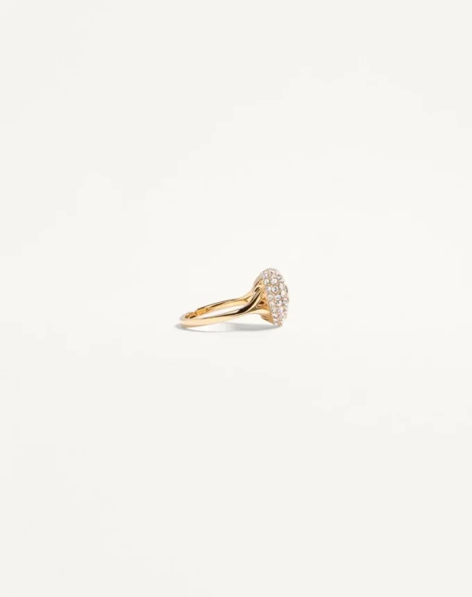 Coeur Royal Ring In Metal, Enamel And Swarovski® Crystals