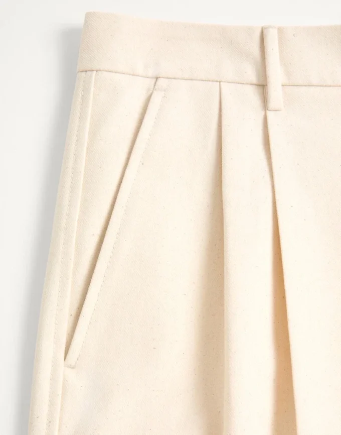 Cotton Canvas Cuffed Bermuda Shorts