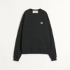 Cotton Crewneck Sweatshirt With Chez Valentino Patch