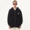 Cotton Hooded Sweatshirt With Vg Patch Cotton Hooded Sweatshirt With Vg Patch