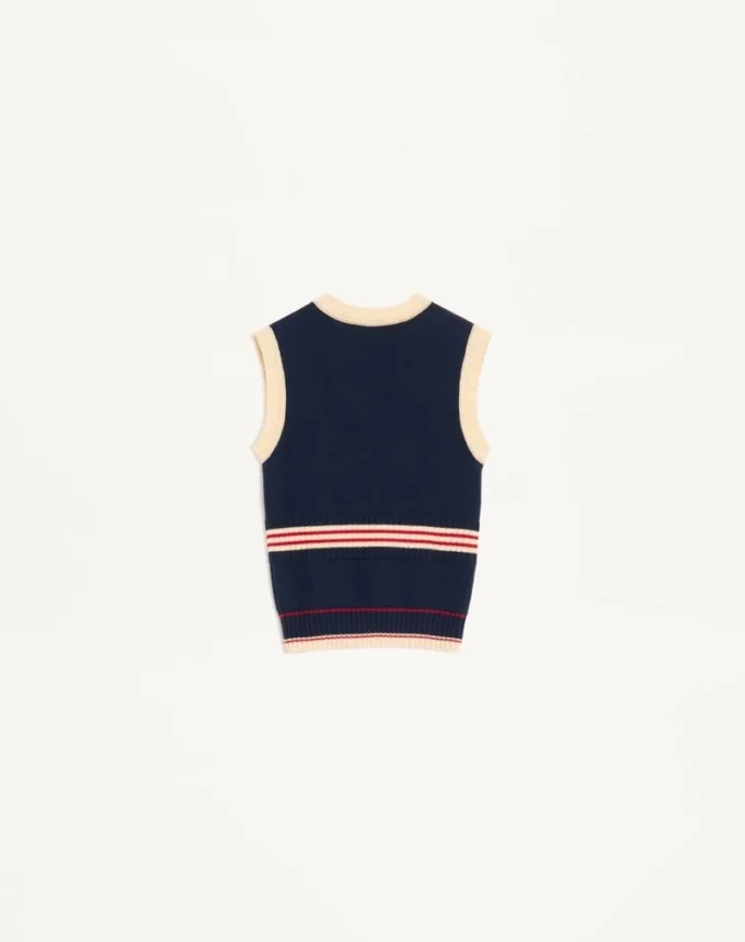 Cotton Knit Vest