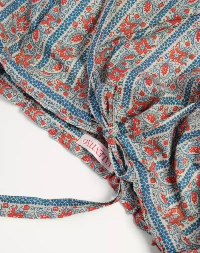 Cotton Muslin Pajama Pants With Voyage Imaginaire Print Cotton Muslin Pajama Pants With Voyage Imaginaire Print