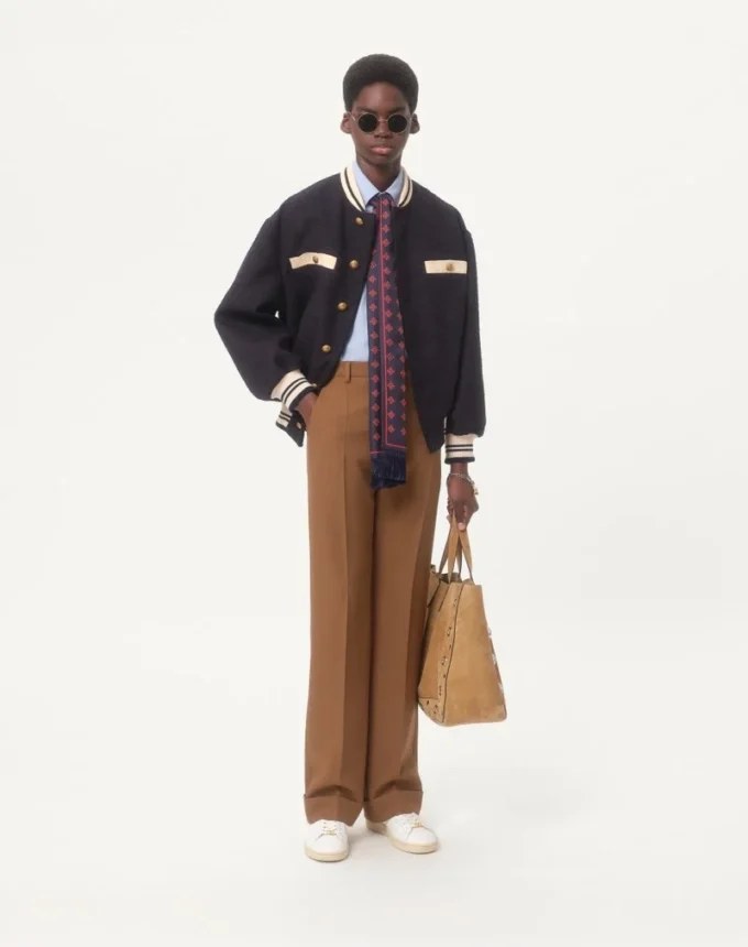 Cotton Oxford Shirt With Vlogo Embroidery Cotton Oxford Shirt With Vlogo Embroidery