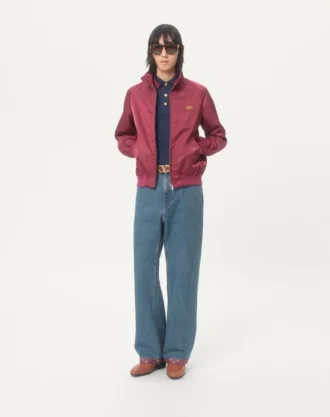 Cotton Piqué Polo Shirt With Vg Embroidery