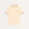 Cotton Piqué Polo Shirt With Vlogo Patch