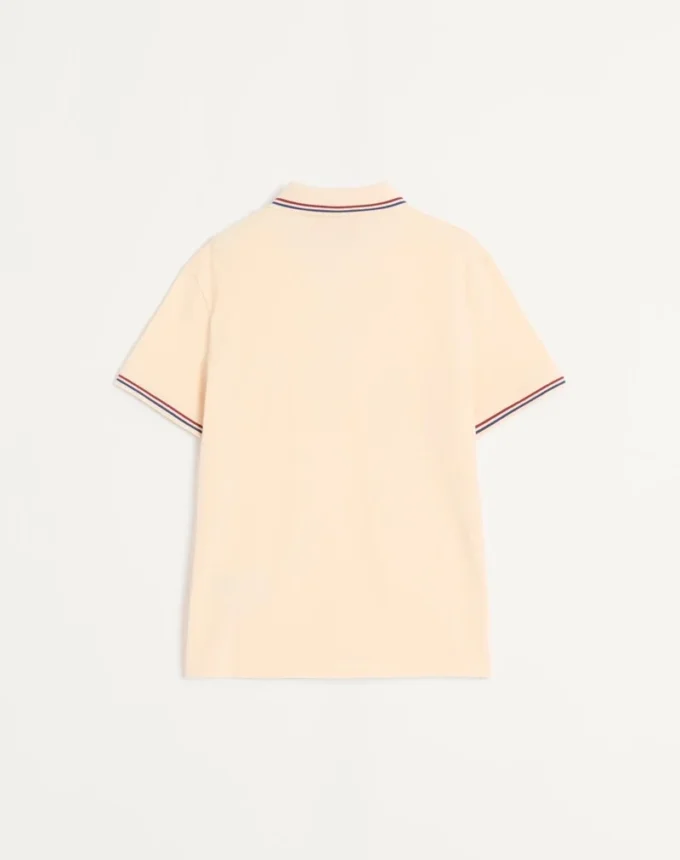 Cotton Piqué Polo Shirt With Vlogo Patch