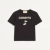 Cotton T-Shirt With Cherryfic Print