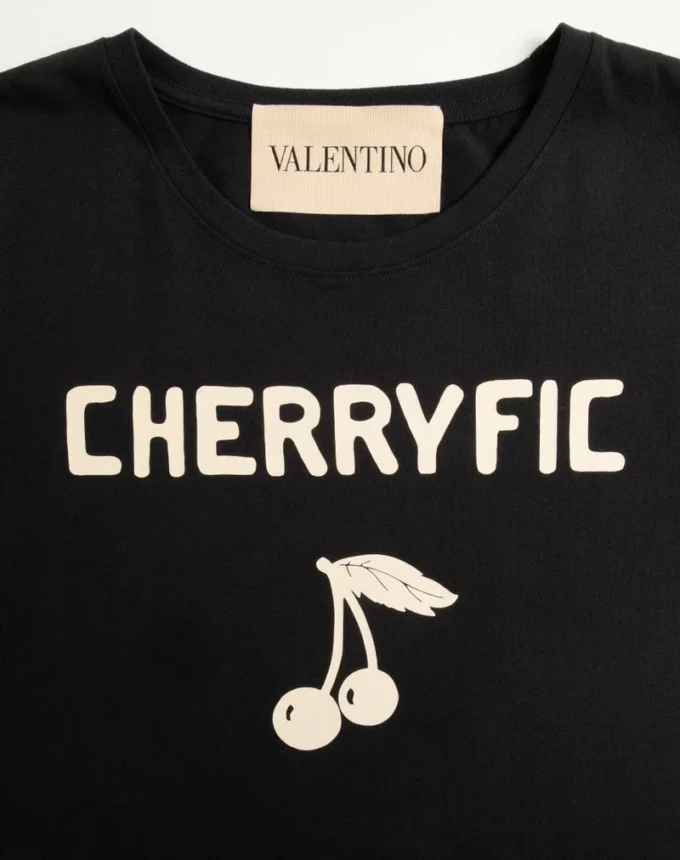 Cotton T-Shirt With Cherryfic Print
