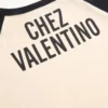 Cotton T-Shirt With Chez Valentino Print Cotton T-Shirt With Chez Valentino Print