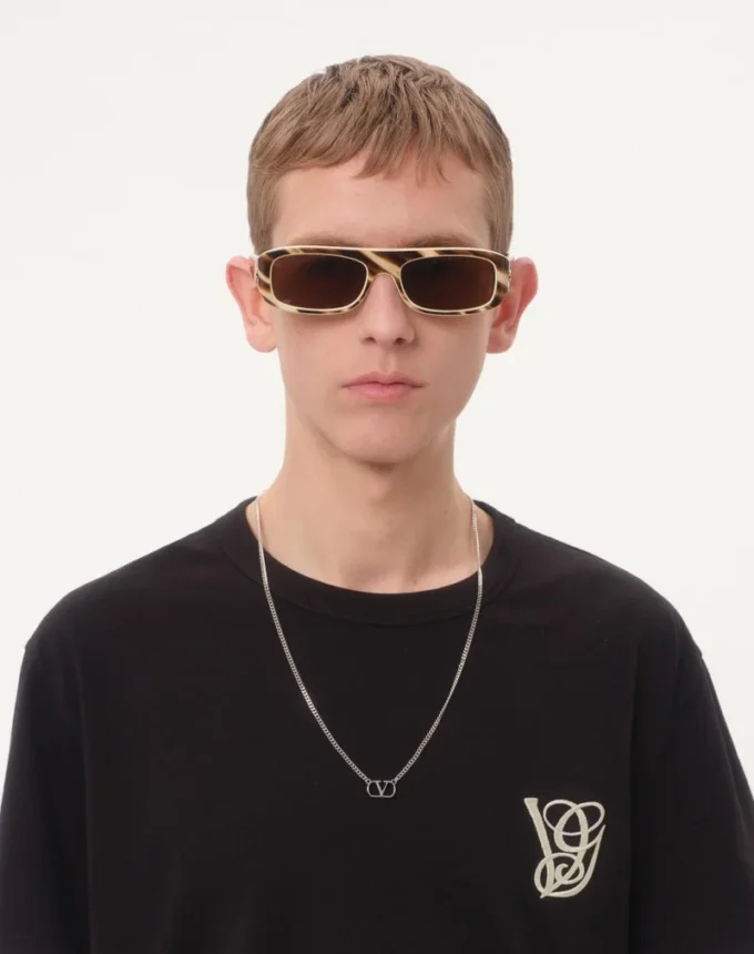 Cotton T-Shirt With Vg Patch Cotton T-Shirt With Vg Patch