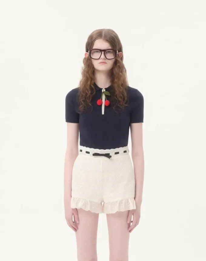 Cotton Top With Cherry