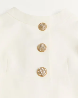 Crepe Couture Midi Dress