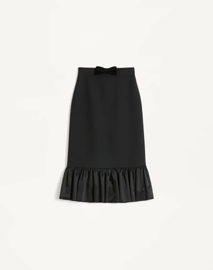 Crepe Couture Midi Skirt Crepe Couture Midi Skirt