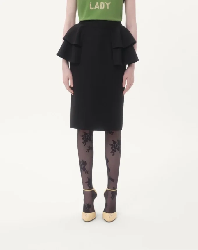 Crepe Couture Midi Skirt Crepe Couture Midi Skirt