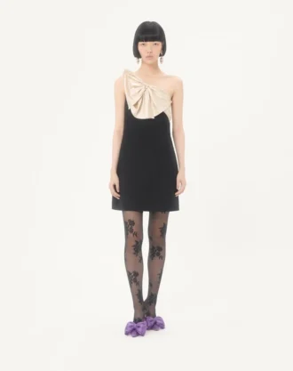 Crepe Couture Short Dress
