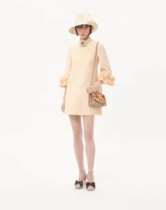 Crepe Couture Short Dress