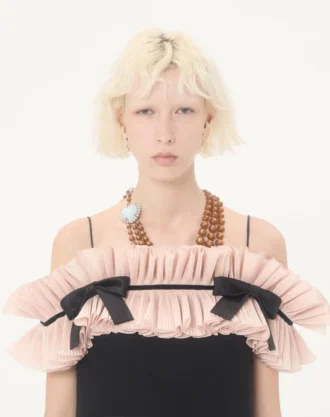 Crepe Couture Short Dress