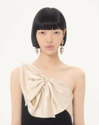 Crepe Couture Short Dress