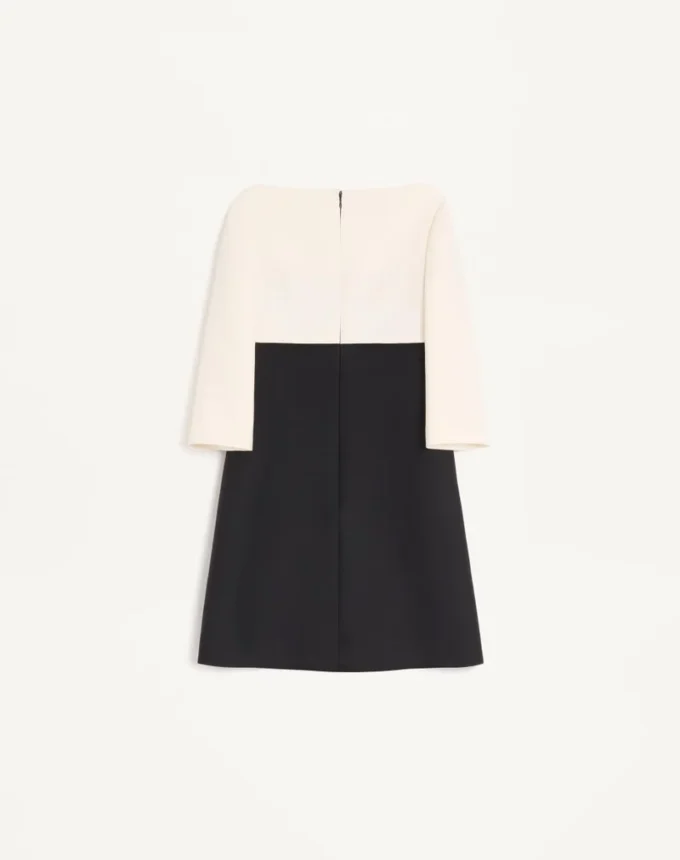 Crepe Couture Short Dress