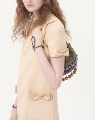 Crepe Couture Short Dress