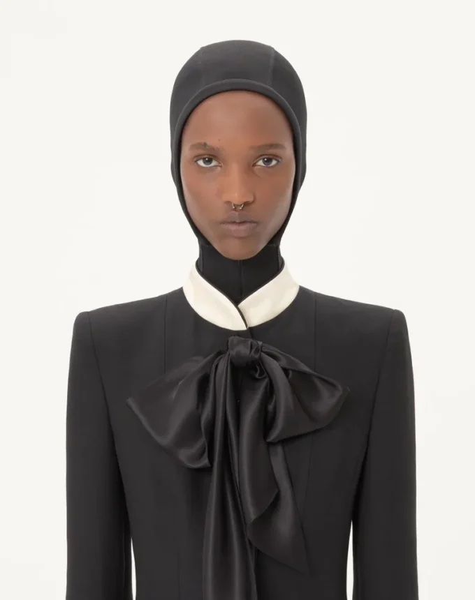 Crepe Couture Short Dress