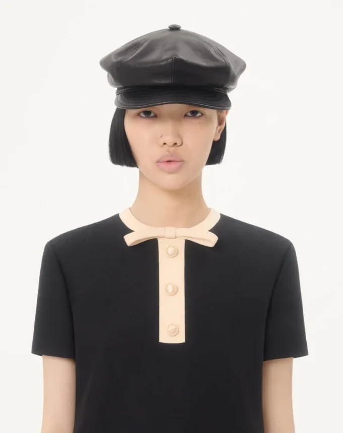 Crepe Couture Short Dress