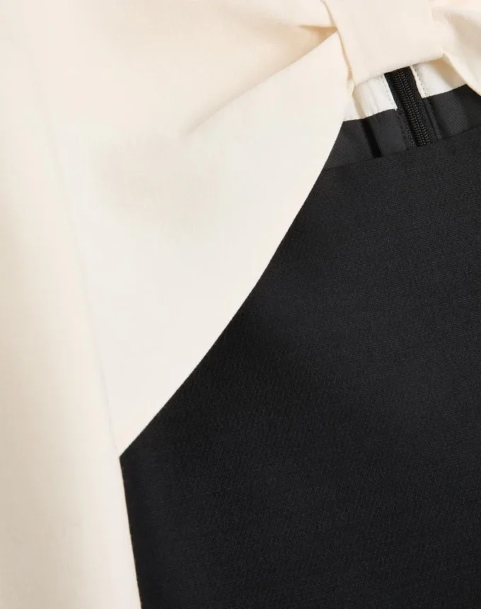 Crepe Couture Short Dress