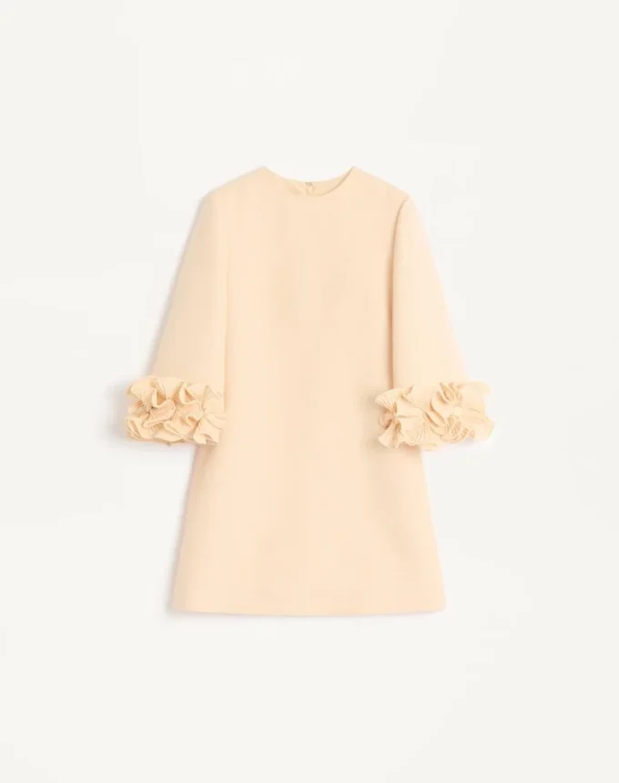 Crepe Couture Short Dress