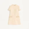 Crepe Couture Short Dress