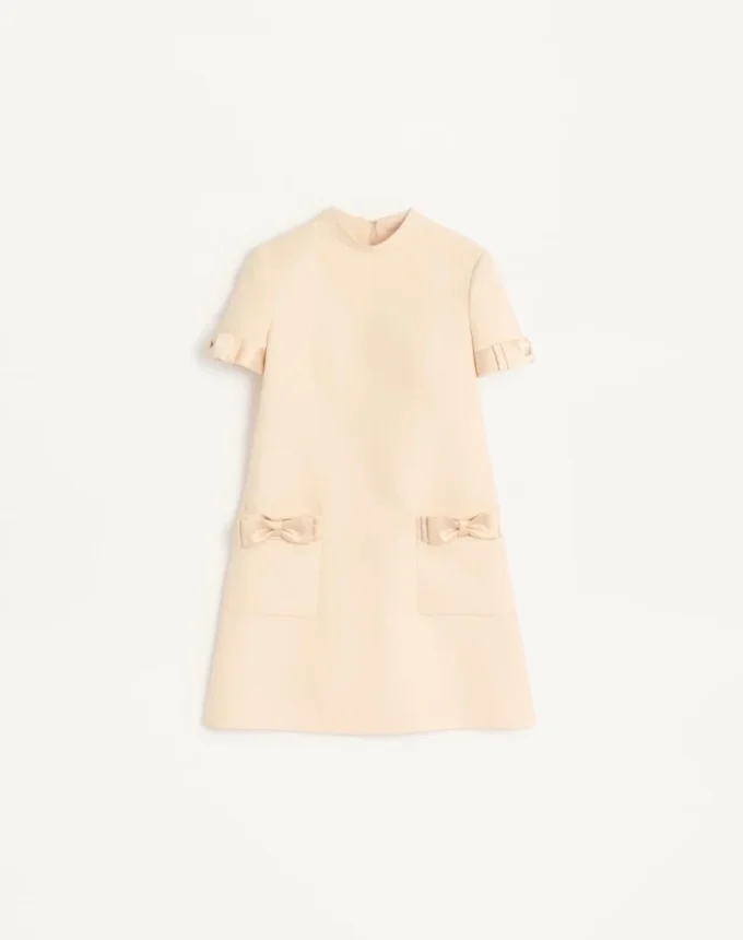 Crepe Couture Short Dress