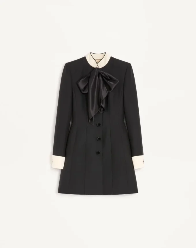 Crepe Couture Short Dress