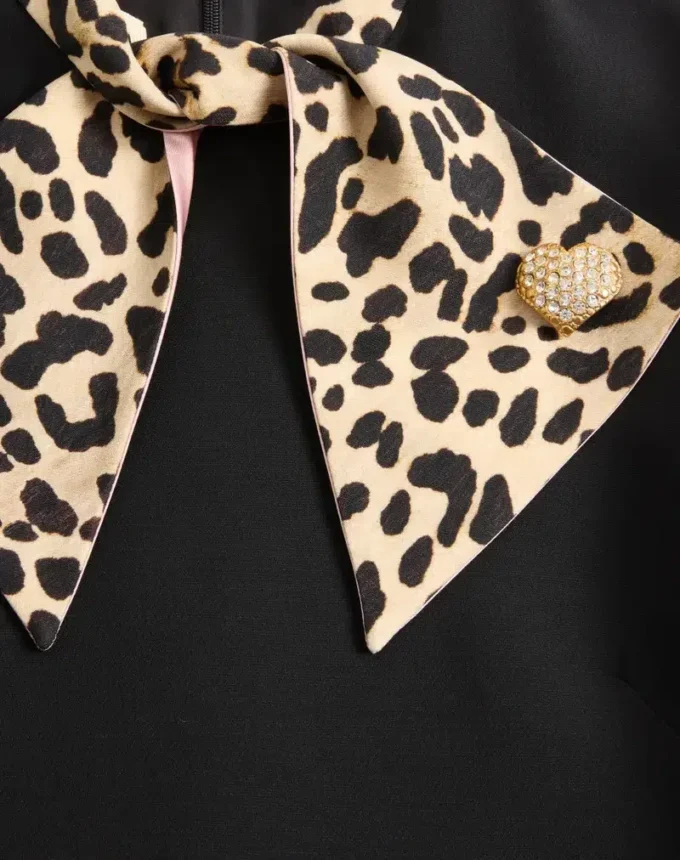 Crepe Couture Short Dress