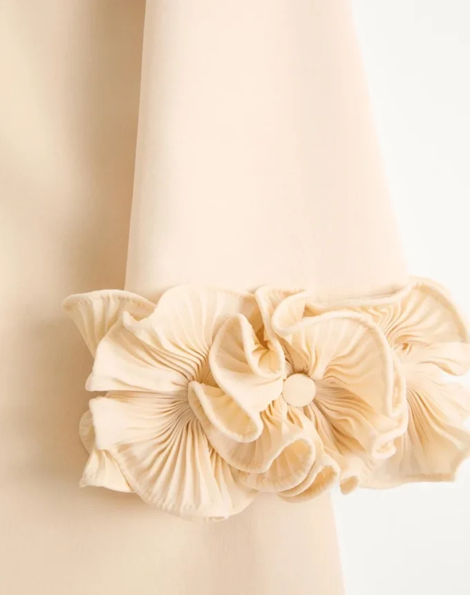 Crepe Couture Short Dress