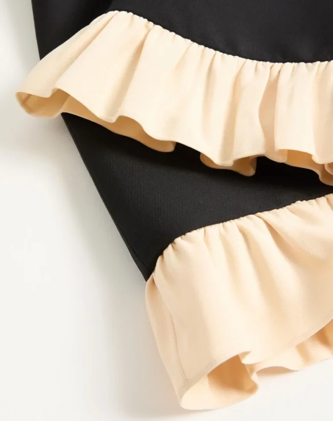 Crepe Couture Short Dress