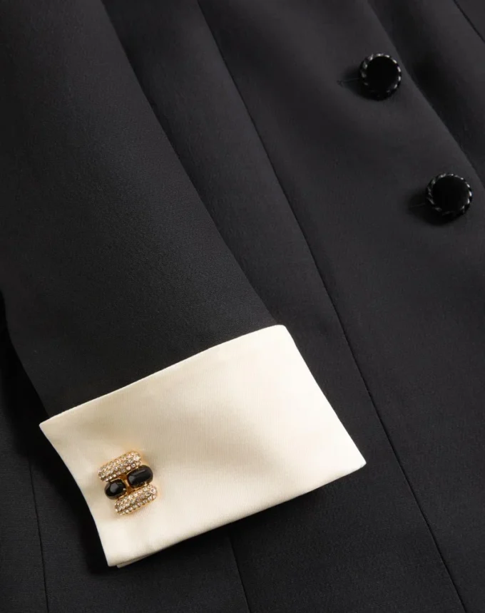 Crepe Couture Short Dress