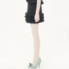Crepe Couture Short Skirt