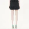 Crepe Couture Short Skirt