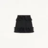 Crepe Couture Short Skirt