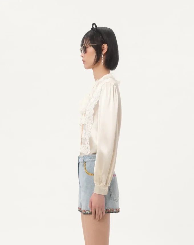 Crepe Satin Shirt