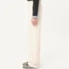Cuffed Cotton Canvas Pants