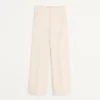 Cuffed Cotton Canvas Pants
