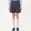 Cuffed Wool Gabardine Bermuda Shorts