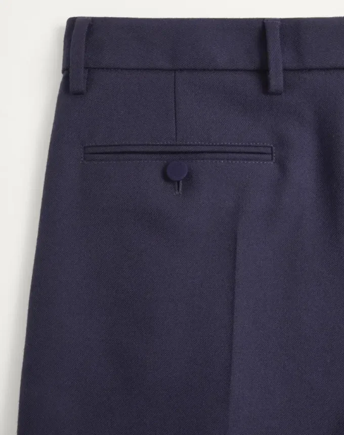 Cuffed Wool Gabardine Bermuda Shorts